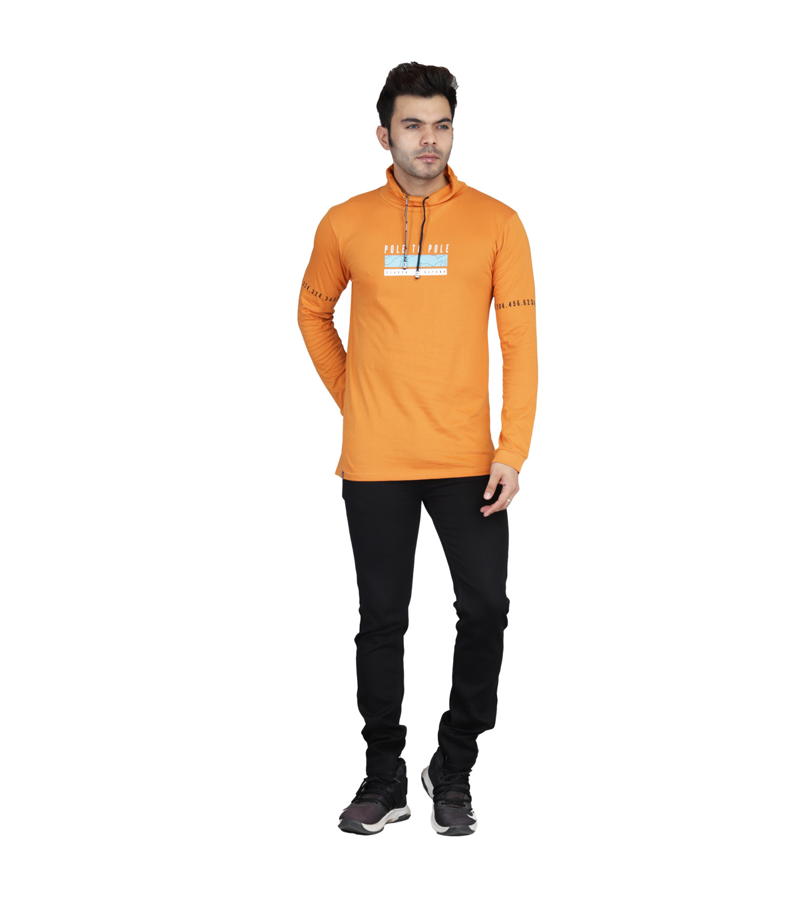 Trendy mens full sleeve t-shirt