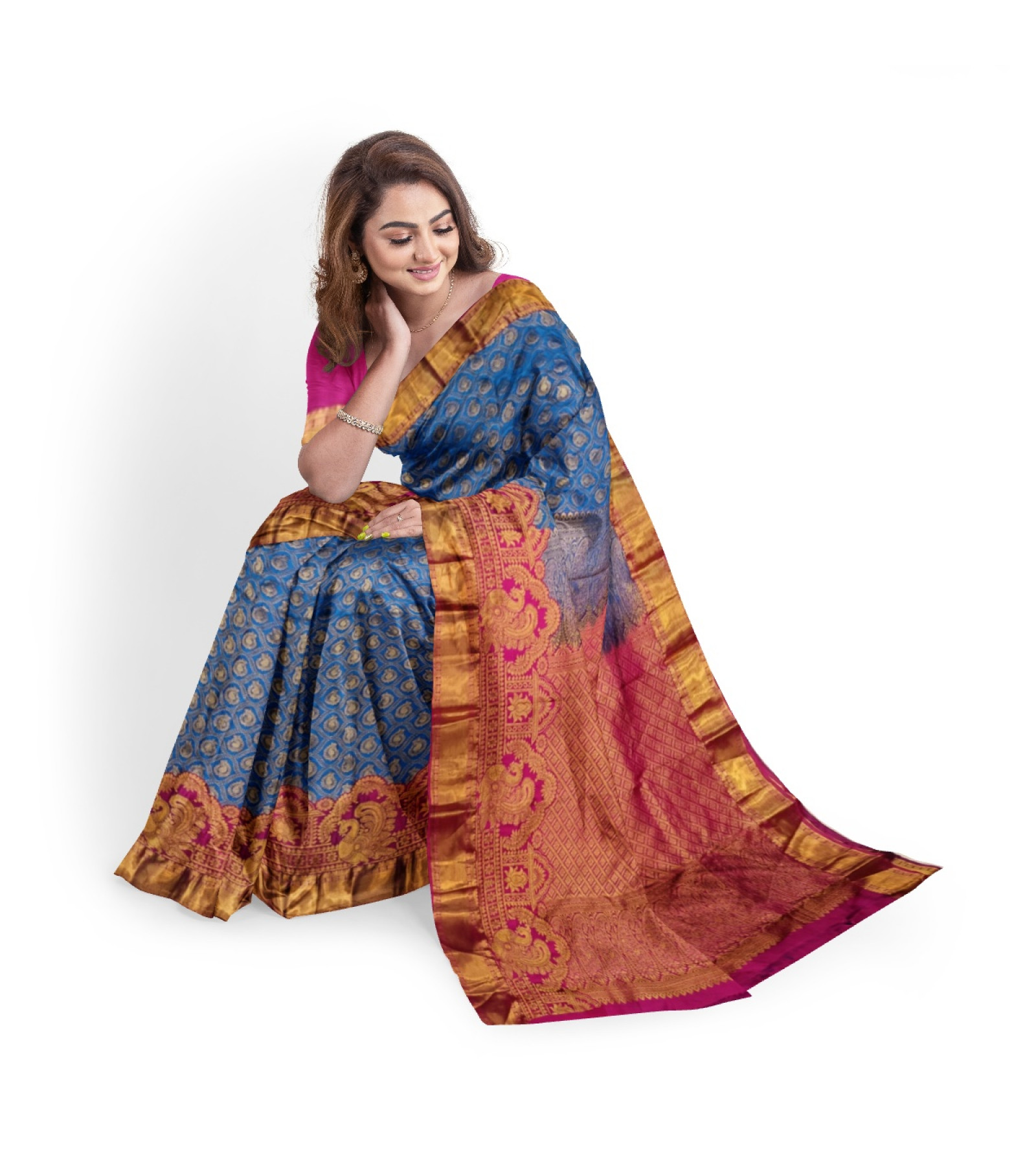 Kanjipuram tissue womens SILK saree