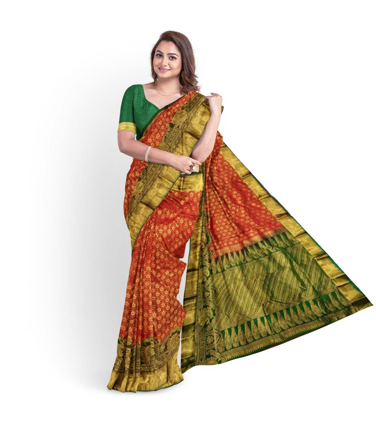 Kanjipuram tissue womens SILK saree